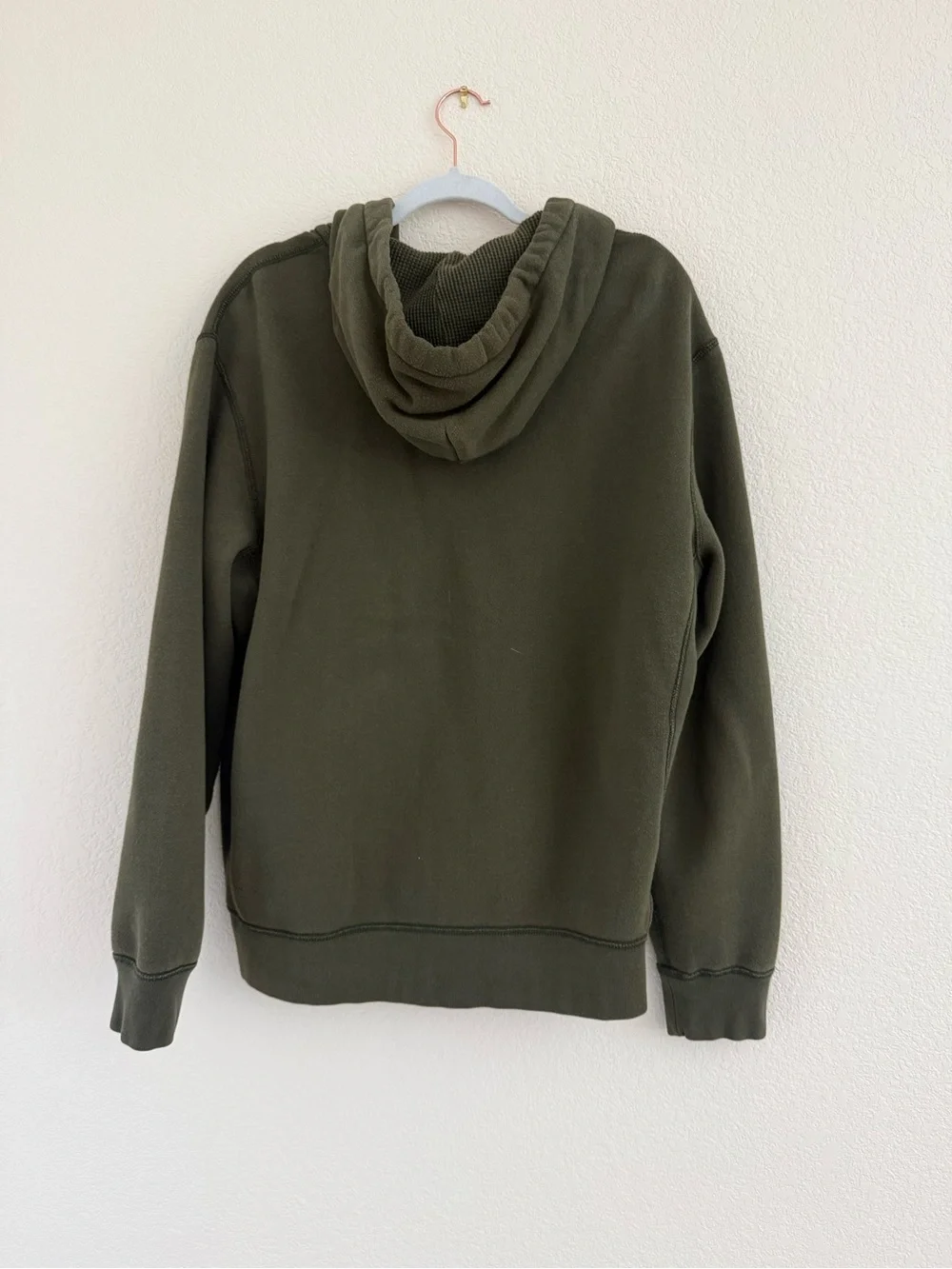 Polo by Ralph Lauren Olive Green Zip Hoodie with White Pony